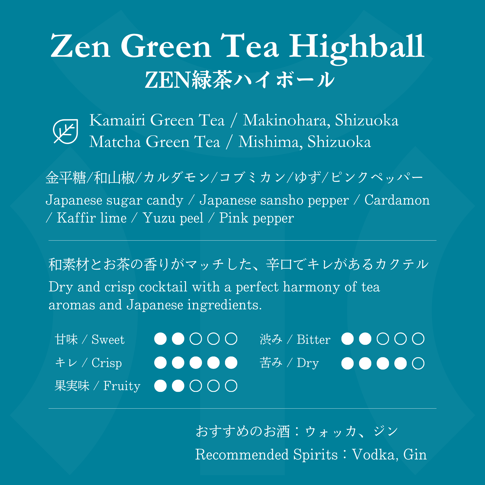 Zen Green Tea Highball