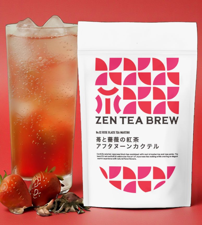 苺と薔薇の紅茶アフタヌーンカクテル