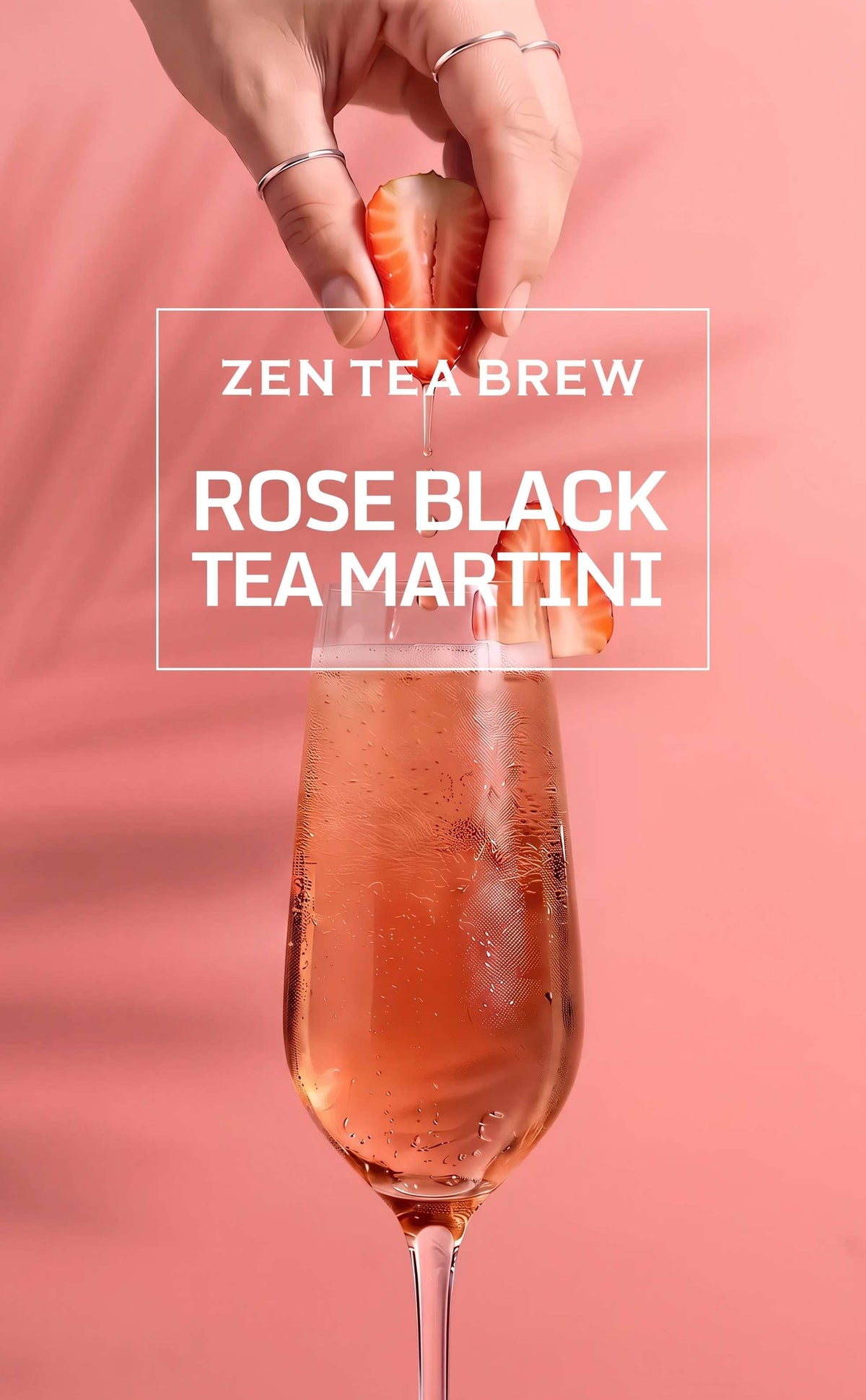 Rose Black Tea Martini