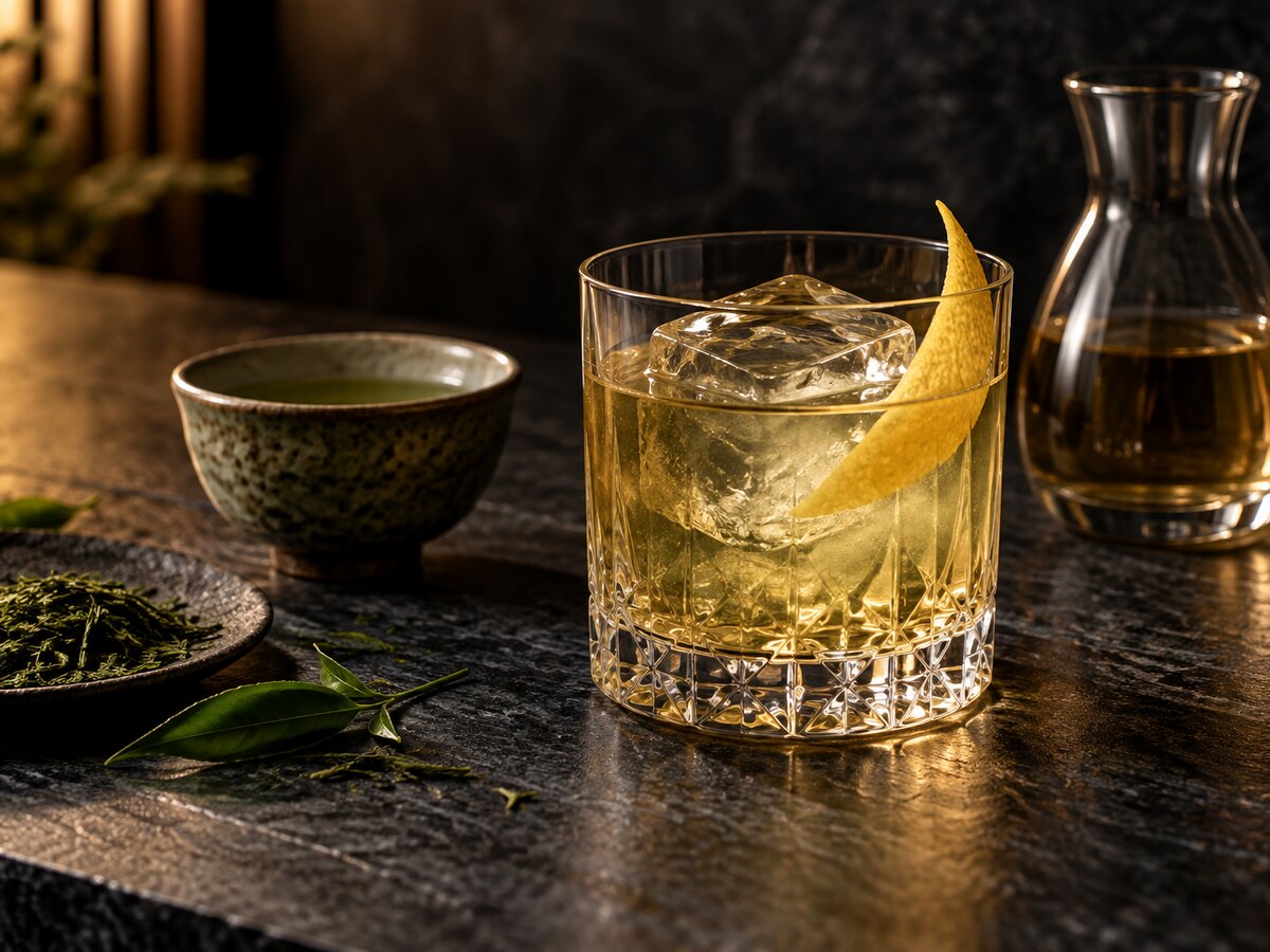 お茶とお酒の相性を表すティーカクテルのサムネイル