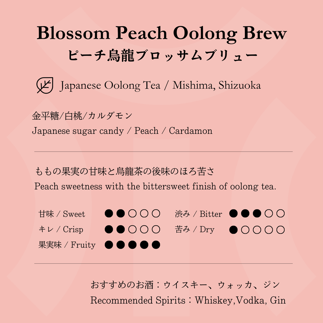 Blossom Peach Oolong Brew